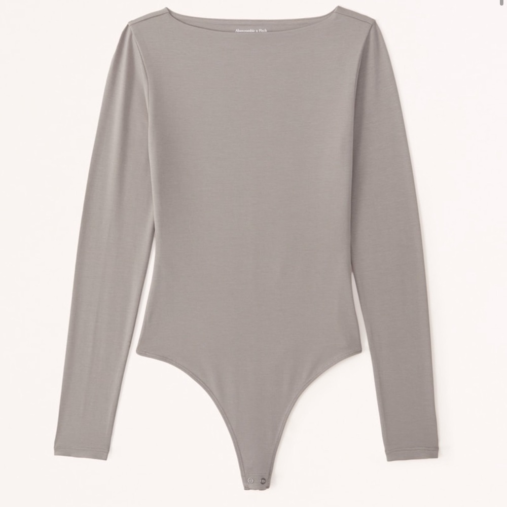 Abercrombie cotton- modal slash bodysuit